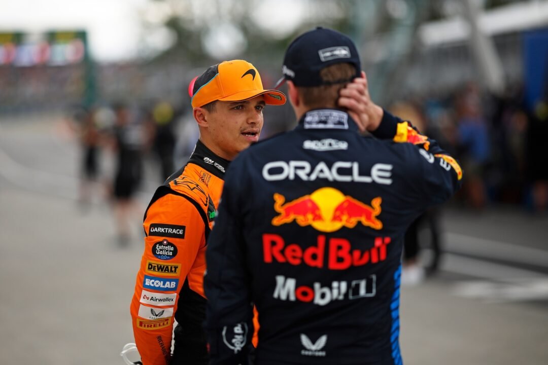 Norris pénalisé, surprend : "Verstappen m'a poussé"