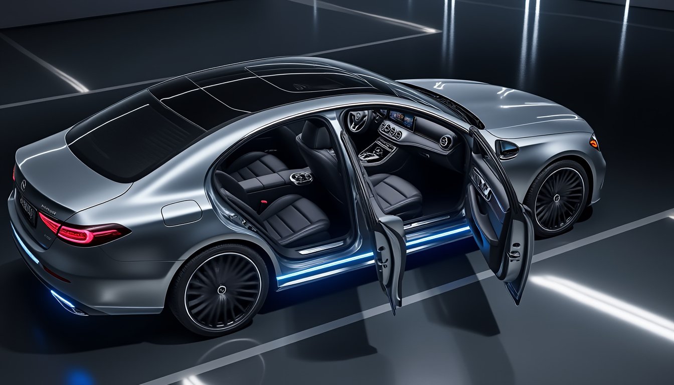 découvrez notre essai complet de la mercedes classe e, une berline alliant élégance et performance. plongez dans ses caractéristiques, son confort haut de gamme et ses technologies avancées qui redéfinissent le plaisir de conduire.