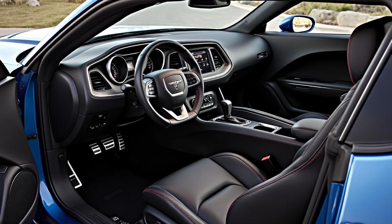 découvrez notre essai complet du dodge challenger, une voiture emblématique alliant puissance, performance et style rétro. plongez dans l'univers de ce muscle car légendaire avec des analyses détaillées, des tests sur route et des conseils pour bien l'apprécier.