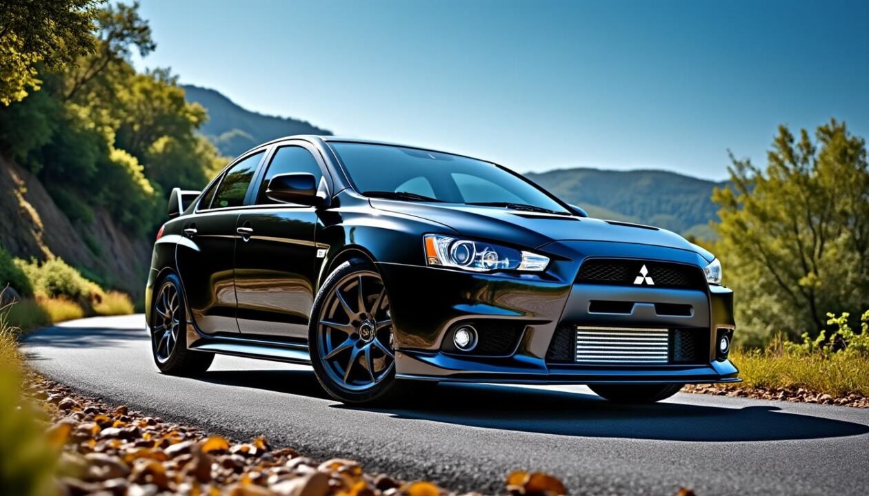 Essai Mitsubishi Lancer Evolution 9 découvrez notre essai complet de la mitsubishi lancer evolution, une voiture qui allie puissance, performance et design emblématique. plongez dans les détails de son moteur, de sa maniabilité et de son intérieur sportif, pour comprendre pourquoi ce modèle reste une référence dans le monde des berlines sportives.
